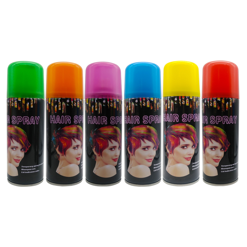 Haarkleur aerosol spray glitter haarkleur