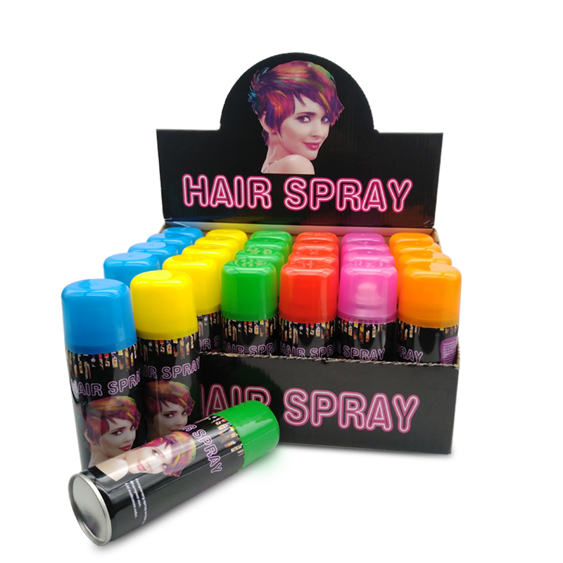 Haarkleur aerosol spray glitter haarkleur