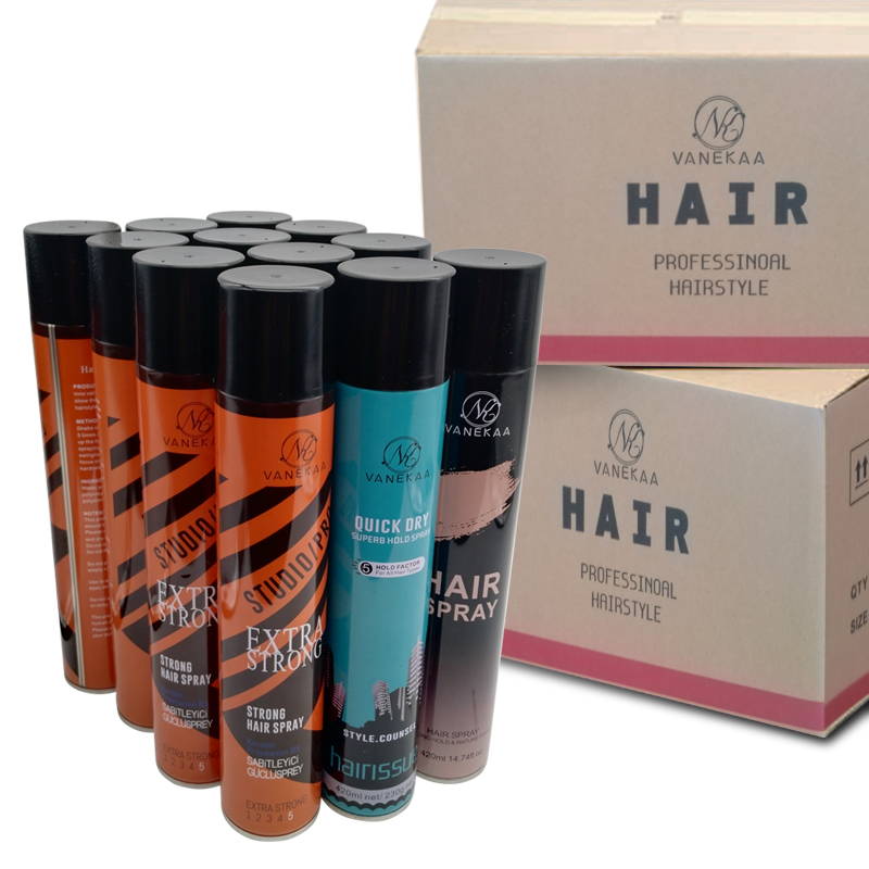 Private Label Langdurige haarspray Natuurlijke haarspray