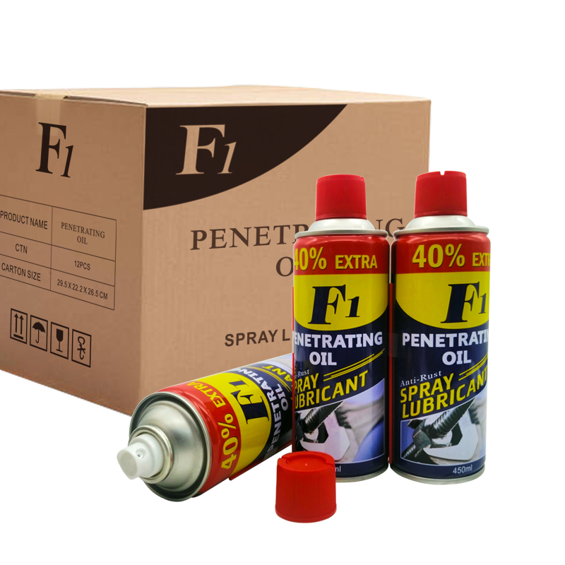 Spray smeermiddel doordringende olie