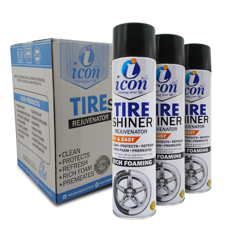 Tire shiner schuimend schoon beschermt verfrissend schuim doordringt Autoverzorgingsartikelen
