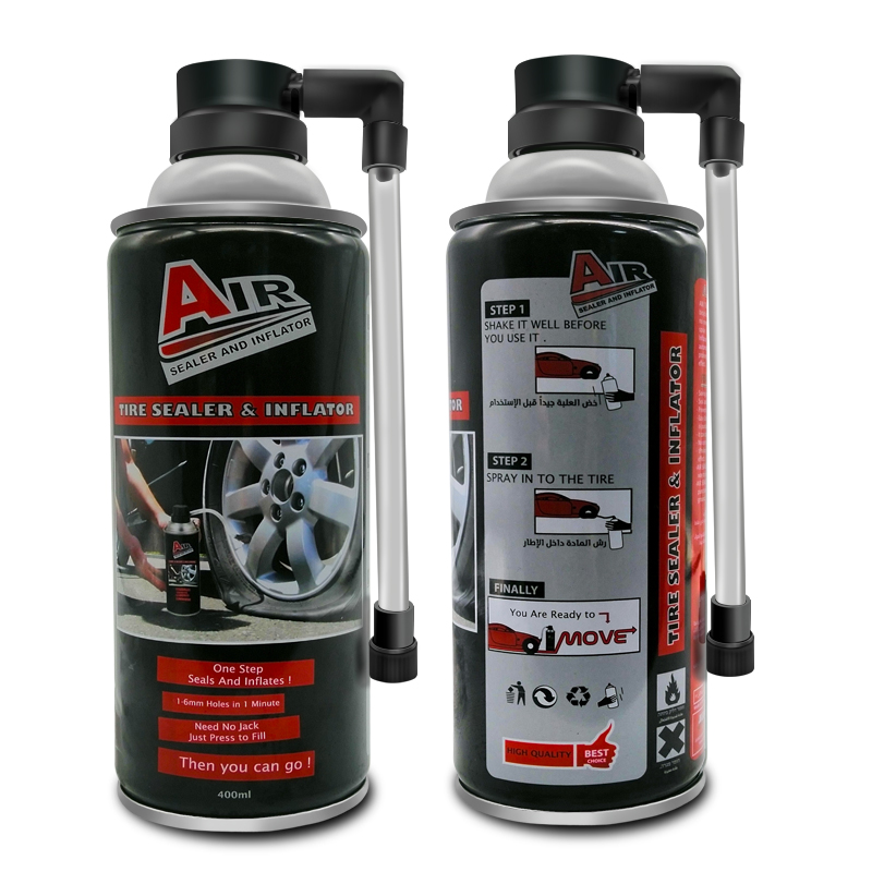 Auto -autoverzorgingsproducten Portable Tyre Sealer Inflator Spray