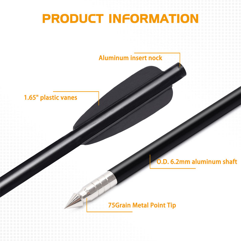 Nieuwe aluminium pijl bouten