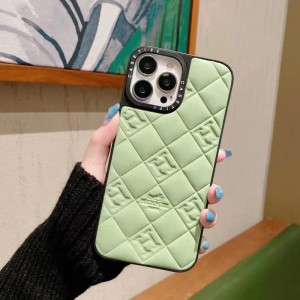 Sheepskin Personality Phone Case Geschikt voor Apple, Samsung, Huawei, Xiaomi en andere mobiele telefoons, iPhone14 Modieuze rooster Lingwen Telefoonbeschermend leren hoes, soft shell ontwerp rond, comfortabele handgevoel, goede valweers...