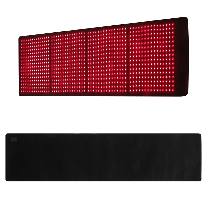 OABES ROOD LICHT THERAPIEKAD VOOR VOLLEDIGE LICHAAM PIJN RELIEF, LED 660 NM ＆ 850 Nm draagbare wrap diepe therapieriem met timerpunctie