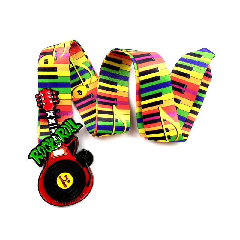 Custom Awards Medals Virtual Medal Sports Day Medals Fun Run Medal Guitar Medal