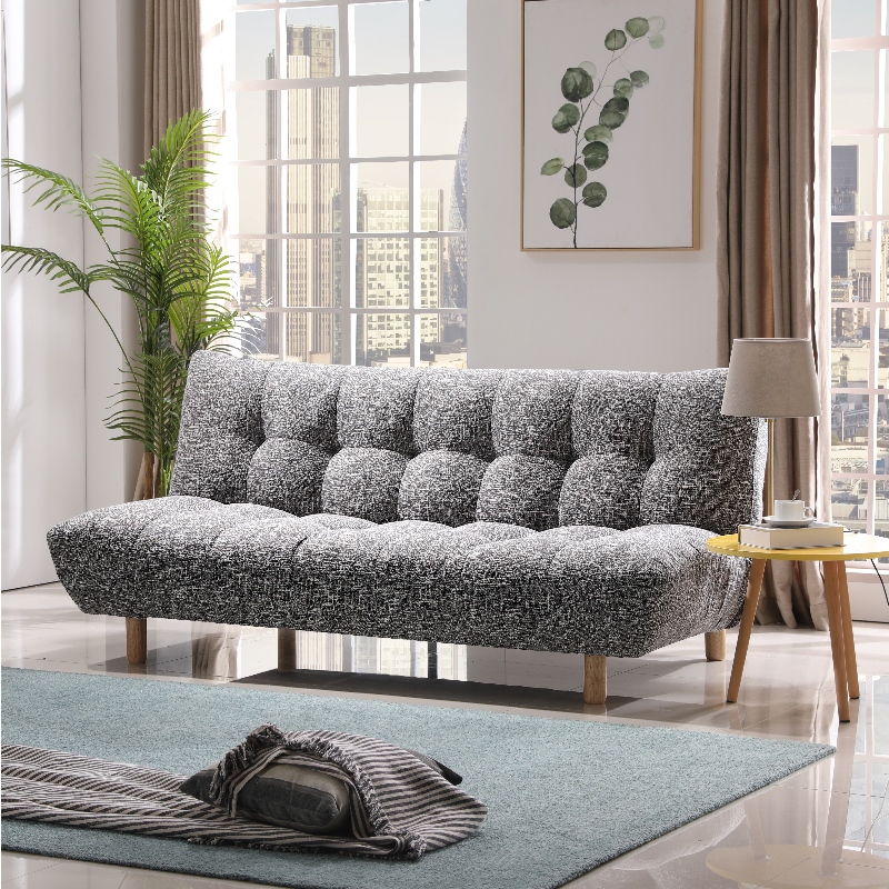 Massief houten stof vouwbank bed