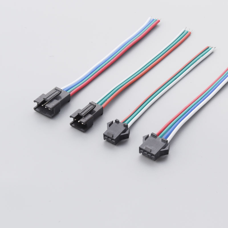 SM2.5mm Terminal Draad 2.54 Pitch Car Electronic LED lichtere kabel SMP-02V-BC SMR-02V-B Elektrische harnaslijnaanpassing