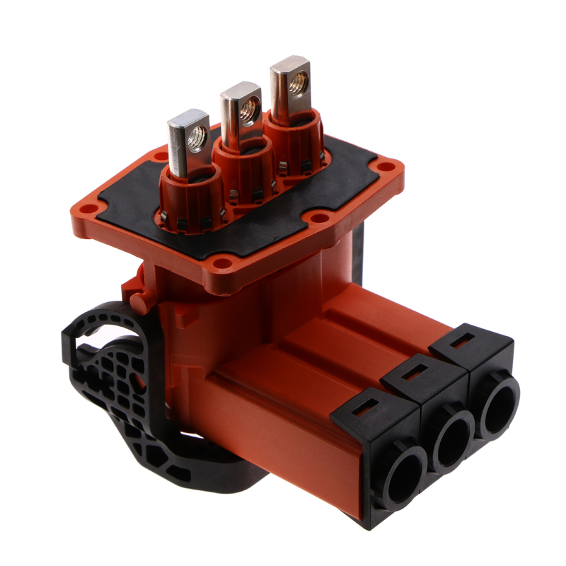 NIEUWE ENERGIE VOERTUIGEN Hoge stroomaansluiting 200A 3 Pin elleboogstekkerhandgreep connector