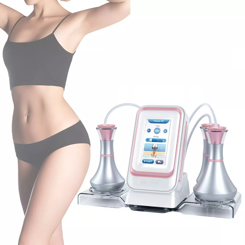 Vetreductie 80 K Ultrasone draagbare 3 in 1 RF Vaccum Slimming echografie Radiofrequentie Cavitatie 80K