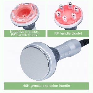 7 In 1 ultrasone kation vacuüm afslankmachine, massagemachine body machine body vormen gezicht lichaam huidverzorging massager voor salon, spa, thuisgebruik.