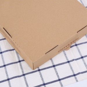 7/9/12 inch rechthoekige pizzabox, biologisch afbreekbare aangepaste doos voor pizza