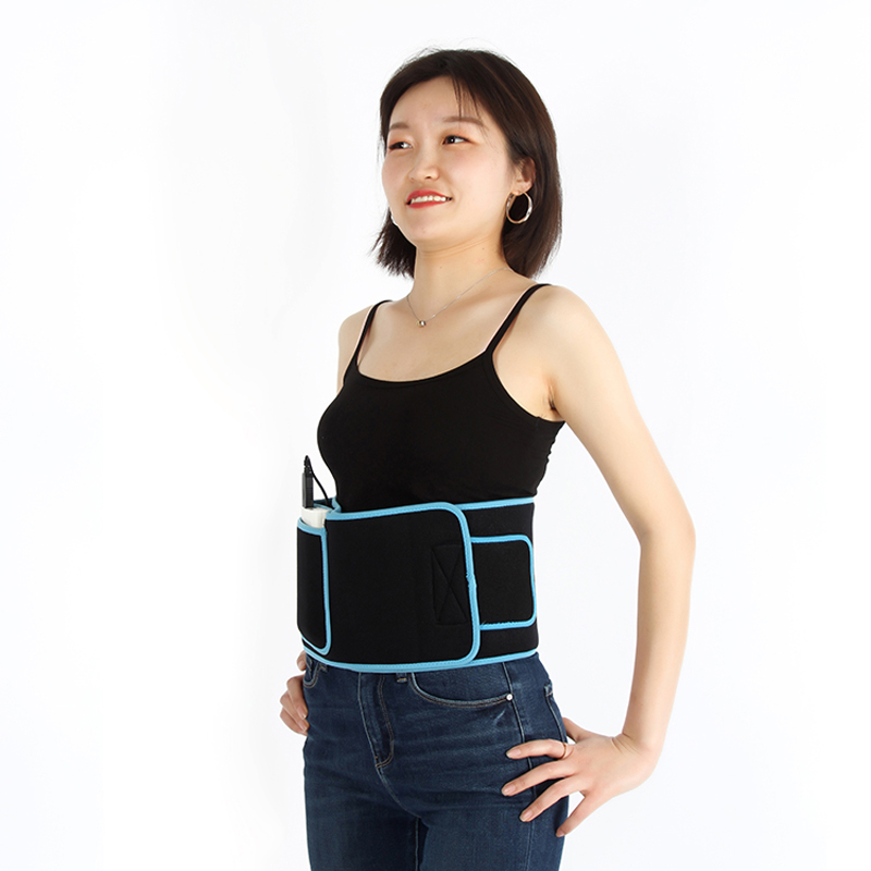 Nieuwe LED Red Light Belt -apparaten voor lichaamsflexibele draagbare dieprode 660nm en in de buurt van infrarood 850nm pad met timer voor body rugschouderpijn verlichting, rugschoudergewrichten spier, taille