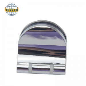 Half rond scharnier tegen de muur