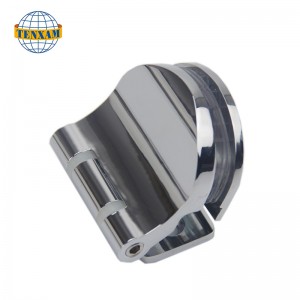 Half rond scharnier tegen de muur