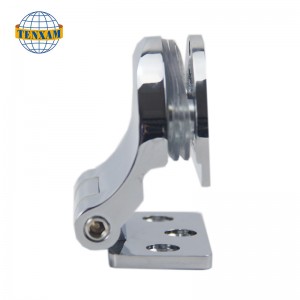 Half rond scharnier tegen de muur