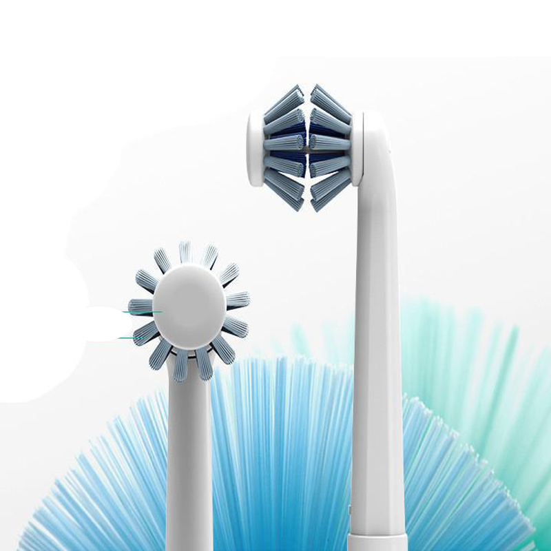 Oabes 2022 Nieuwe 3D dubbele borstel koprotatie reiniging laag geluid intelligent roterende volwassen elektrische tandenborstel