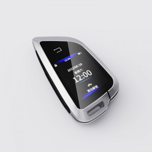 Slimme LCD -autosleutel, upgrade keyless entry, Auto Lock&ontgrendel externe auto -starter, sleutel FOB vervanging Anti -diefstalaccessoires, voertuiglogo -display