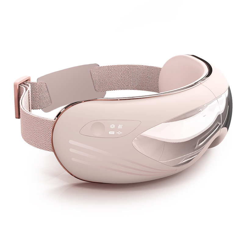 Nieuw ontwerp 4D Visual Electric Verwarmde luchtdruk Oogmassager, Portable Mini Intelligente luchtdruk Oog Vermoeidheid Migraine Migraine Smart Eye Mask -bril Vibratie Hot Compress voor oogontsparing, verbeter oogcirculatie, verminderen droge ogen, donkere cirkels