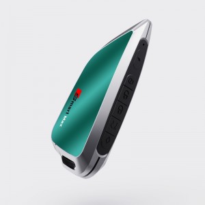 Slimme LCD -autosleutel, upgrade keyless entry, groene auto -sleutel automatische vergrendeling&ontgrendeling externe auto -starter, sleutel FOB vervanging anti diefstal accessoires, voertuiglogo -display