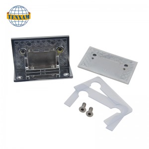 Dubbelzijdige vierkante glazen clip