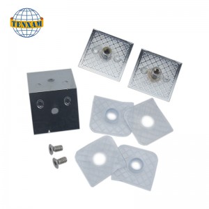 Dubbele zijde cambered 90 graden fixing klem