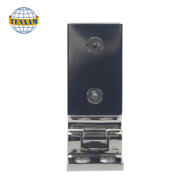 Enkele rand van 90 graden glasklem