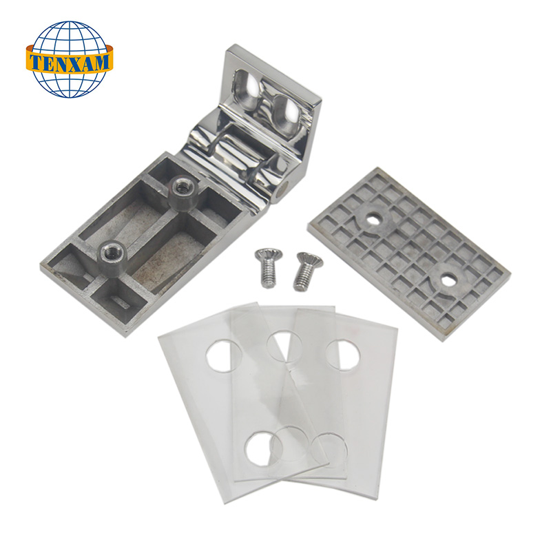 Enkele rand van 90 graden glasklem