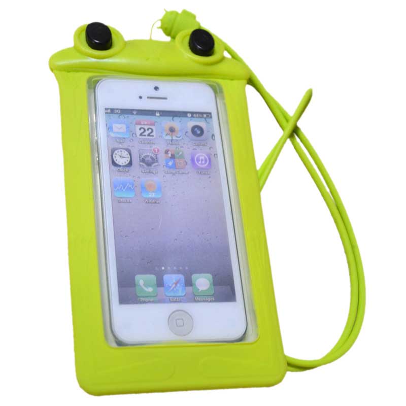 Mobiele telefoon waterdichte tas siliconen kikker telefoonhoes