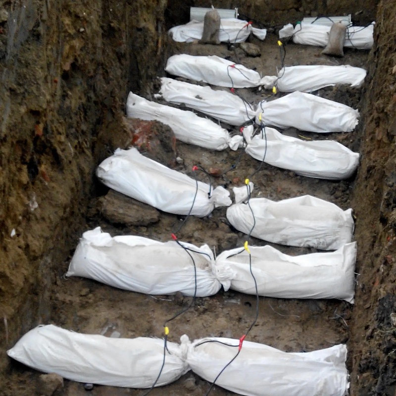 Installatiemethode voor kathodische bescherming van opofferingsanode