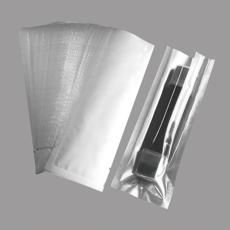 Transparante aluminiumfoliestas