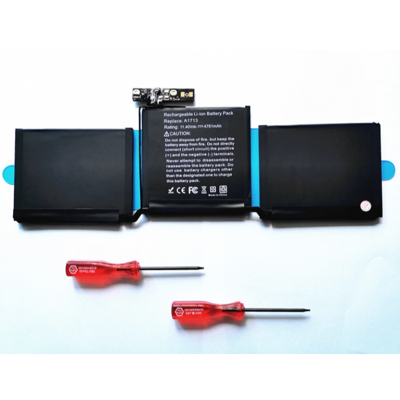 Laptopbatterij voor Apple MacBook ProA1713 A1708 A2171/A2159/A2338