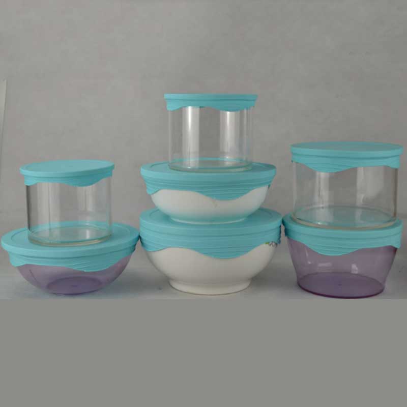 Eco -vriendelijke herbruikbare siliconen stretch eten deksel deksel deksel voor jar fles container kom deksel siliconen stretch deksel