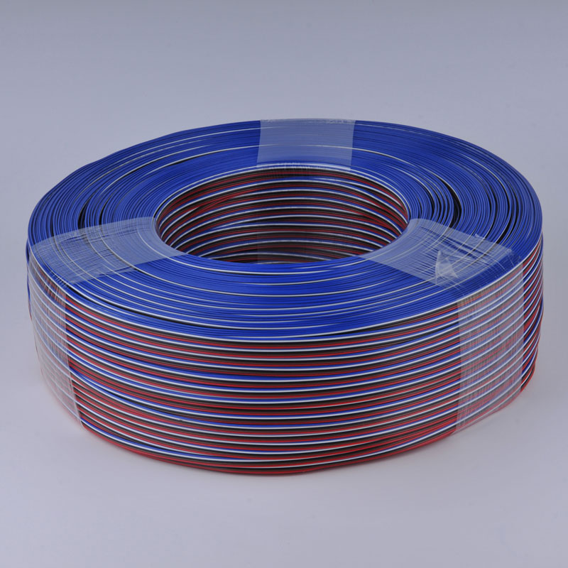 Factory verkoopt opgerolde 1007#24 dubbele parallelle kabels op maat gemaakte koperdraad diy elektronische draad 10 kleuren kunnen kiezen