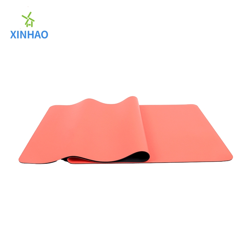 PU Rubber Yoga Mat Groothandel, Ondersteuning aangepast logo en patroon, dikte 4 mm/5mm Natuurlijk rubber omgevingsbescherming Fitnessmat kanniet-slip geurloos zijn