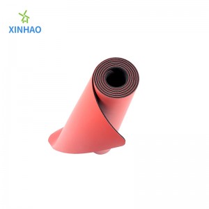 PU Rubber Yoga Mat Groothandel, Ondersteuning aangepast logo en patroon, dikte 4 mm/5mm Natuurlijk rubber omgevingsbescherming Fitnessmat kanniet-slip geurloos zijn
