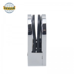 Heet verkopen roestvrijstalen badkamer glazen klem glazen hekhardware accessoires glazen reling klem