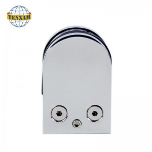 Heet verkopen roestvrijstalen badkamer glazen klem glazen hekhardware accessoires glazen reling klem