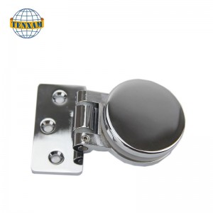 Fabrieksprijs muur tot glazen scharnierdouche deur scharnier ronde