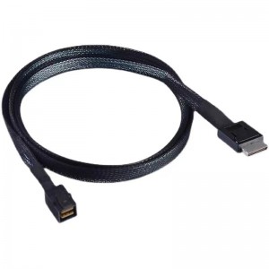 Oculink-kabel 4i SFF8611 tot SFF8643 kabel SFF-8643 SFF-8611 Minisas 36-pins kabel 0,6 meter voor computer