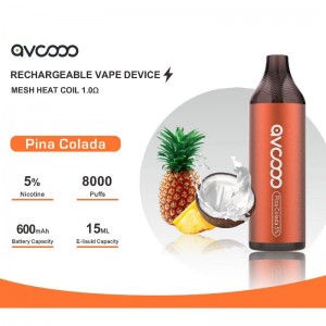 Avcooo oplaadbare vape device 8000 puffs