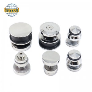 Roestvrijstalen glazen douche schuifdeur hardware -fittingen met badkamer schuifdeur schuifroller