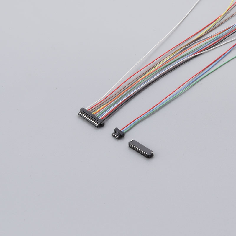 0.8 Pitch HRS DF52-8P-0.8C Elektronische Ultra-Fine OK Gestrande Wire Crimp Connection Cable voor batterijfabriek Custom