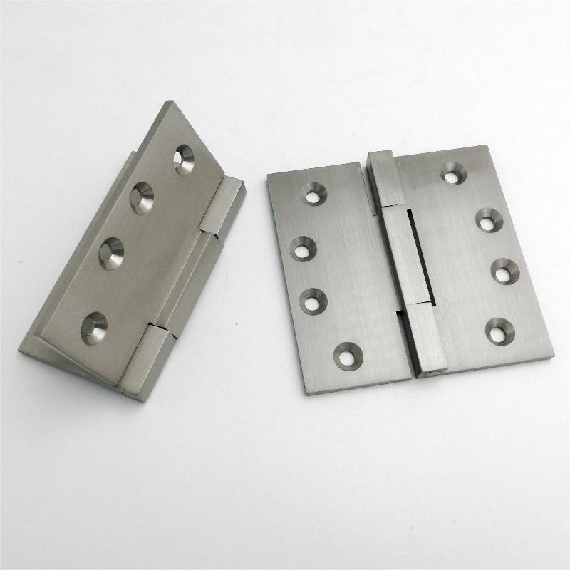 HN602 (2-pack) 4 inch massief messing vierkante hoek kogellager scharnier scharnierende deur scharnieren