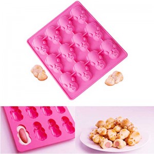 Siliconenvorm 12 Little Pig Cake Mold voor taarten bakvormige decoratie mallen gereedschap