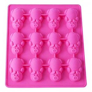 Siliconenvorm 12 Little Pig Cake Mold voor taarten bakvormige decoratie mallen gereedschap