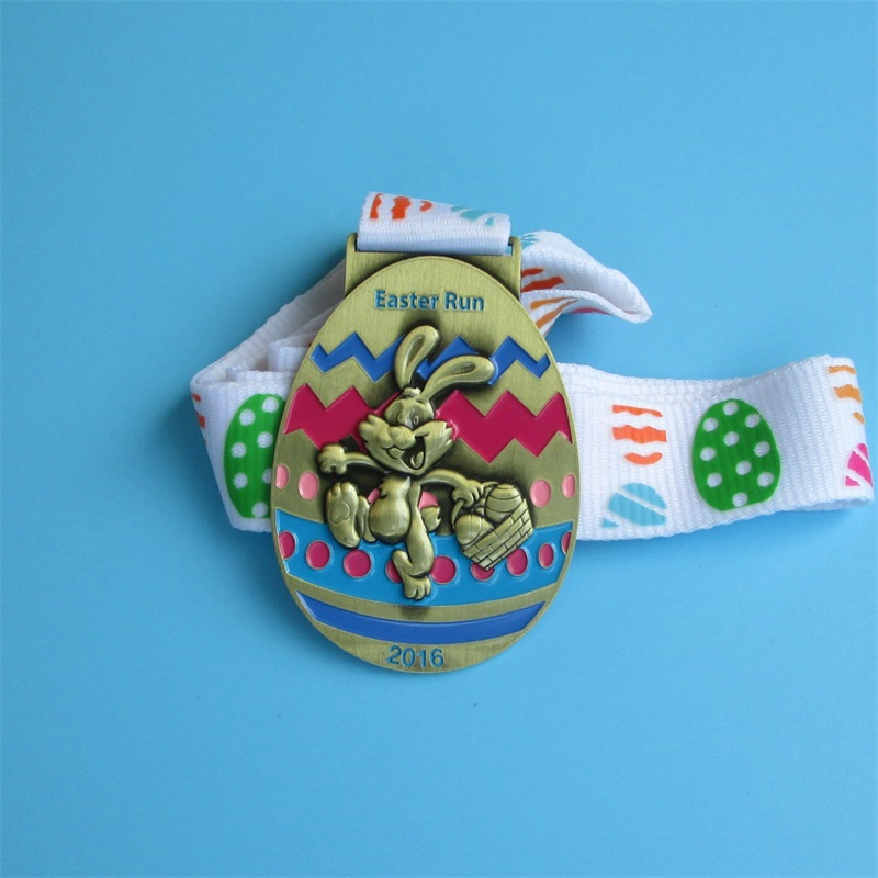 3D Animal Metal Medals Holiday Running Medlas