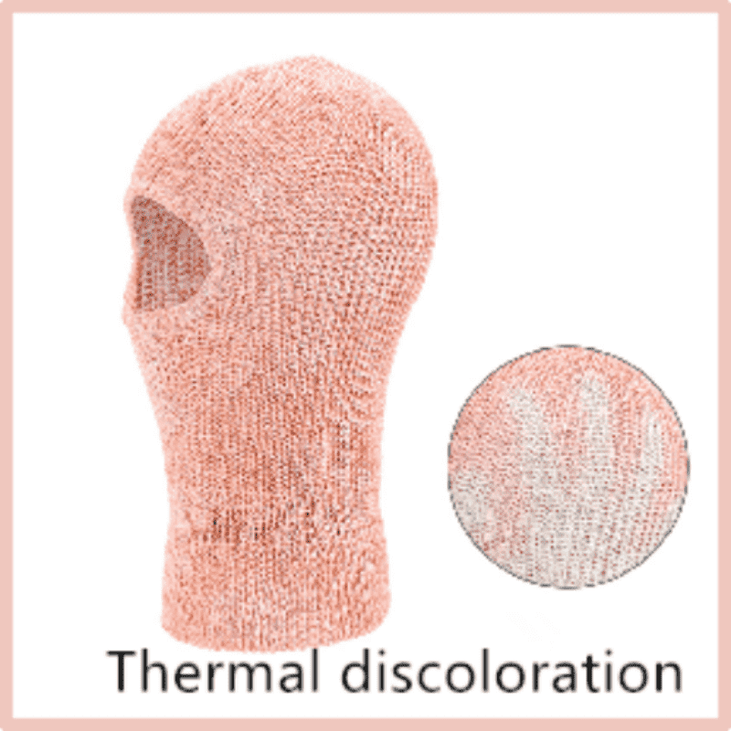Thermochrome gebreide hoed