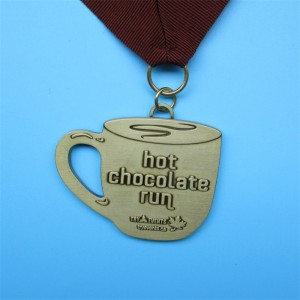 Bladontwerp professioneel op maat gemaakte medaille vakantie -medailles