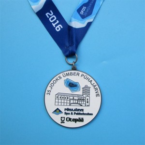 Combined Challenge Medal Custom Soccer Football Volleybal Running Metal Sports Medal